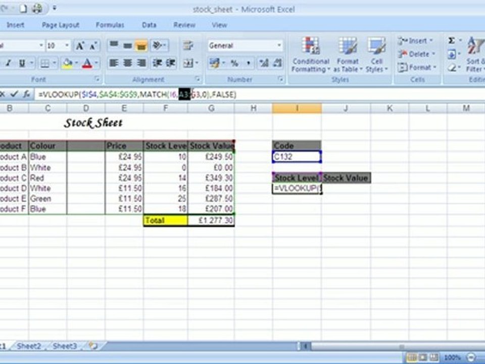 Use the Match and Vlookup Functions in Microsoft Excel