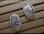 Sterling silver Charles Rennie Mackintosh earrings DSG175
