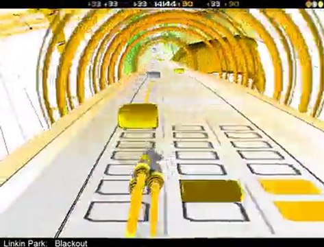 Linkin park - Blackout - Audiosurf