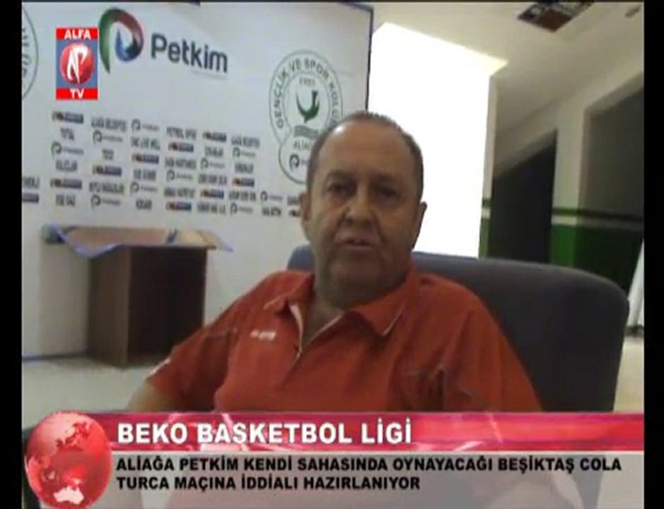 Aliaga Petkim Beşiktaş Maçına Hazırlanıyor