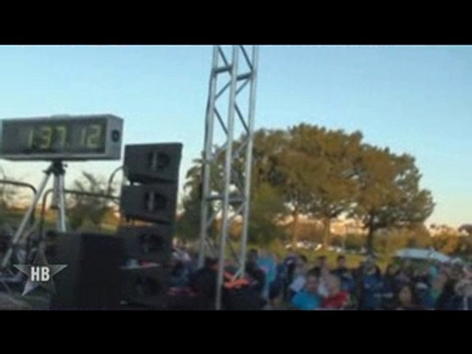 Chris Brown sings The National Anthem