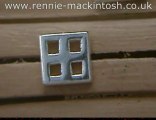 Charles Rennie Mackintosh silver earrings DWA357