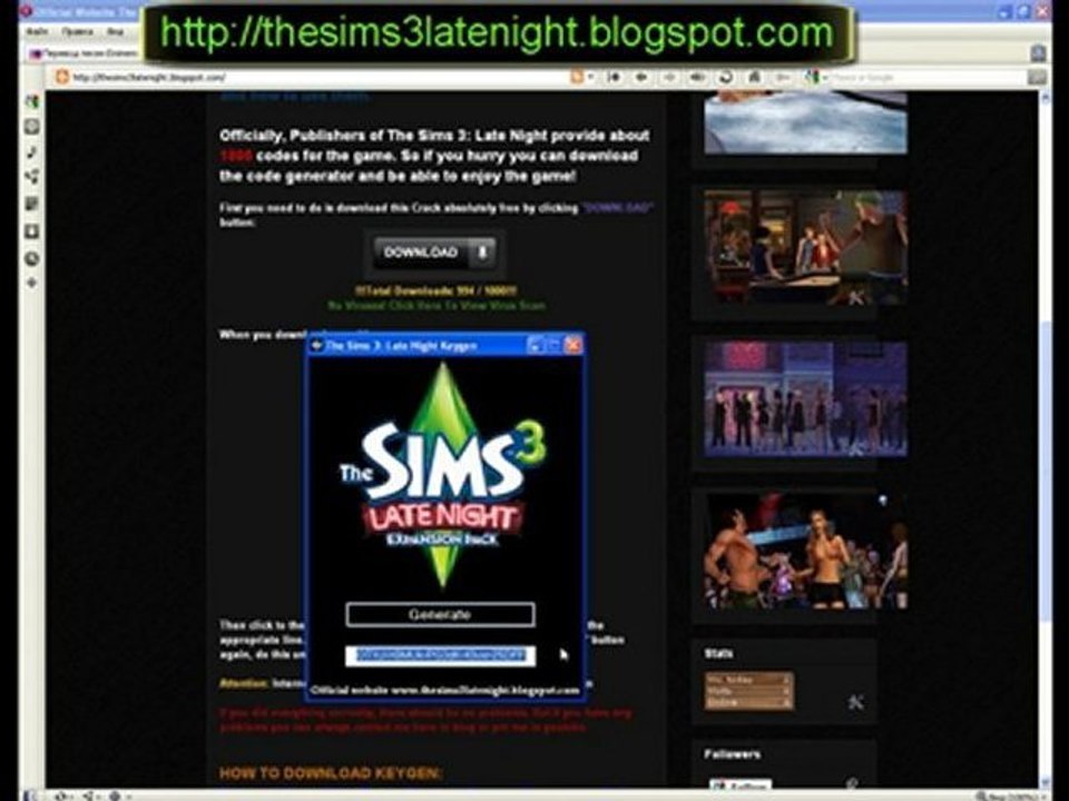 How To Get Sims 3 Late Night For Free + Keygenerator
