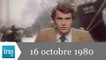 20h Antenne 2 du 16 octobre 1980 - Guerre Iran / Irak - Archive INA