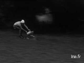 Ski sur aiguilles de pin à Arcachon