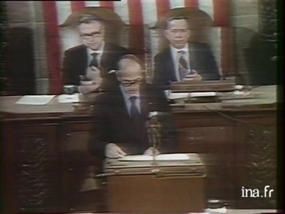 Valéry Giscard d'Estaing devant le congrès