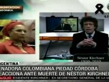 Senadora Colombiana Piedad Córdoba: 