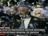 Gobierno de Ecuador lamenta fallecimiento del ex presidente argentino Néstor Kirchner