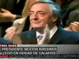 Reacciones en Argentina tras fallecimiento de Néstor Kirchner