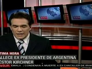 Néstor Kirchner fallece de un ataque cardiaco