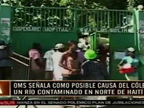 Haití vive situación extremadamente compleja por epidemia de cólera