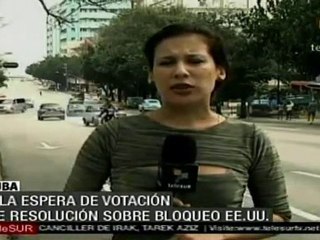 Cuba a la espera de votación para resolución sobre bloqueo de EE.UU.