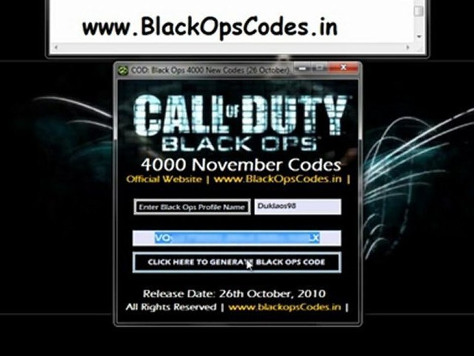 How to get Black Ops Codes FREE - Official Website FREE LINK