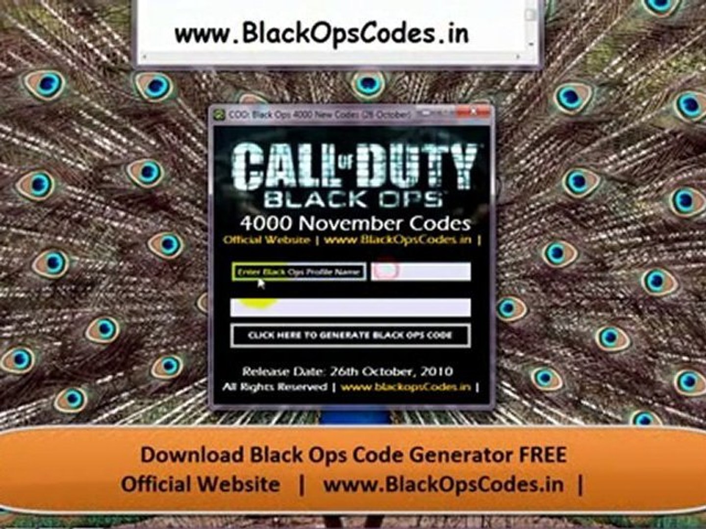 BLACK OPS CODE GENERATOR + DOWNLOAD BLACK OPS GAMES CODES - 