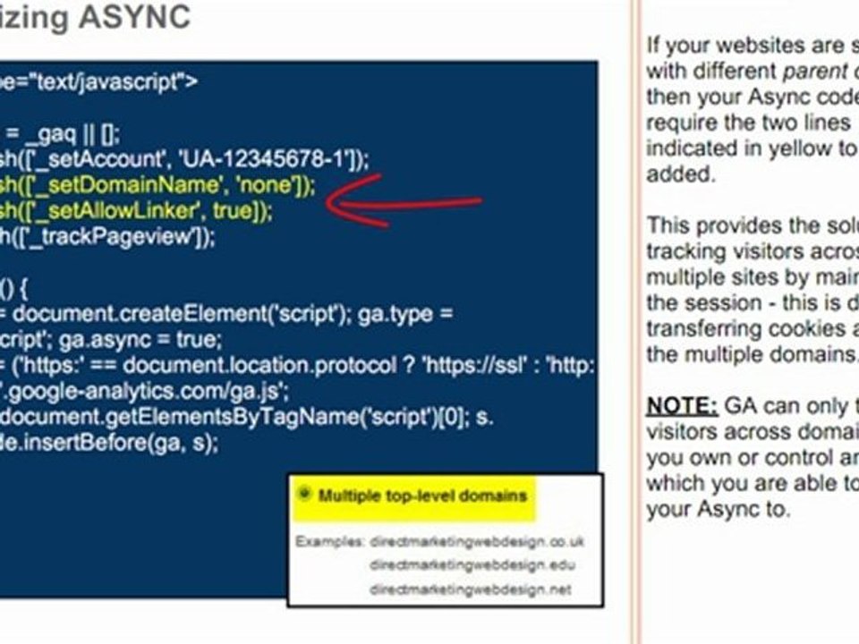 Web Analytics Training: Customizing Async
