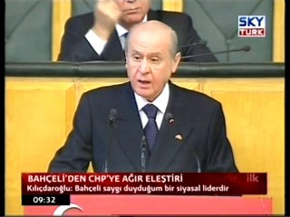 Bahçeli'den CHP'ye Ağır Eleştiri