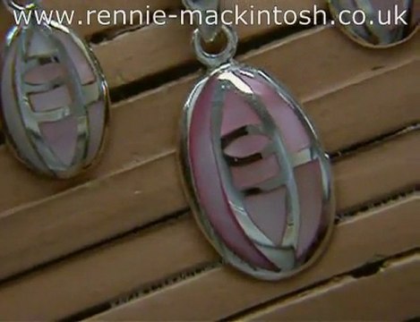 Charles Rennie Mackintosh silver jewellery set DSG104