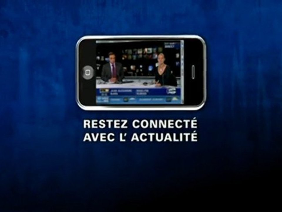 Bande-annonce courte BFMTV sur iPhone
