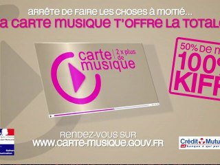 Spot carte musique electro