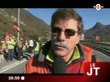 Retraites : petite mobilisation à Faverges (Haute-Savoie)