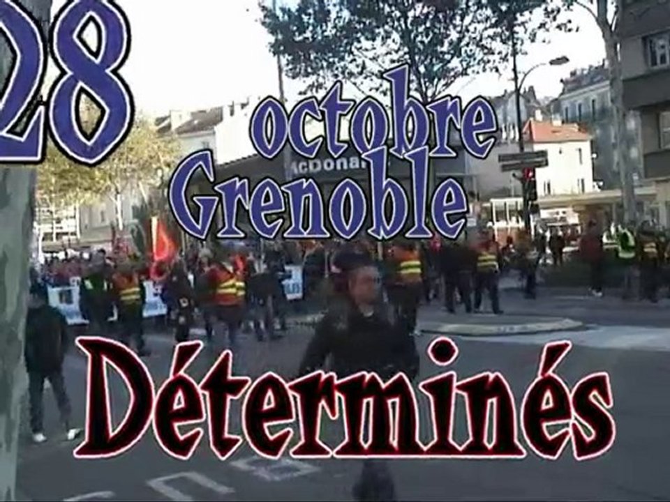 Manifestation 28 octobre 2010 Grenoble