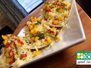 Spicy Fish tacos with Mango Salsa