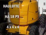 Rough terrain telescopic boom lift HAULOTTE HA 18 PX 4WD 4x4