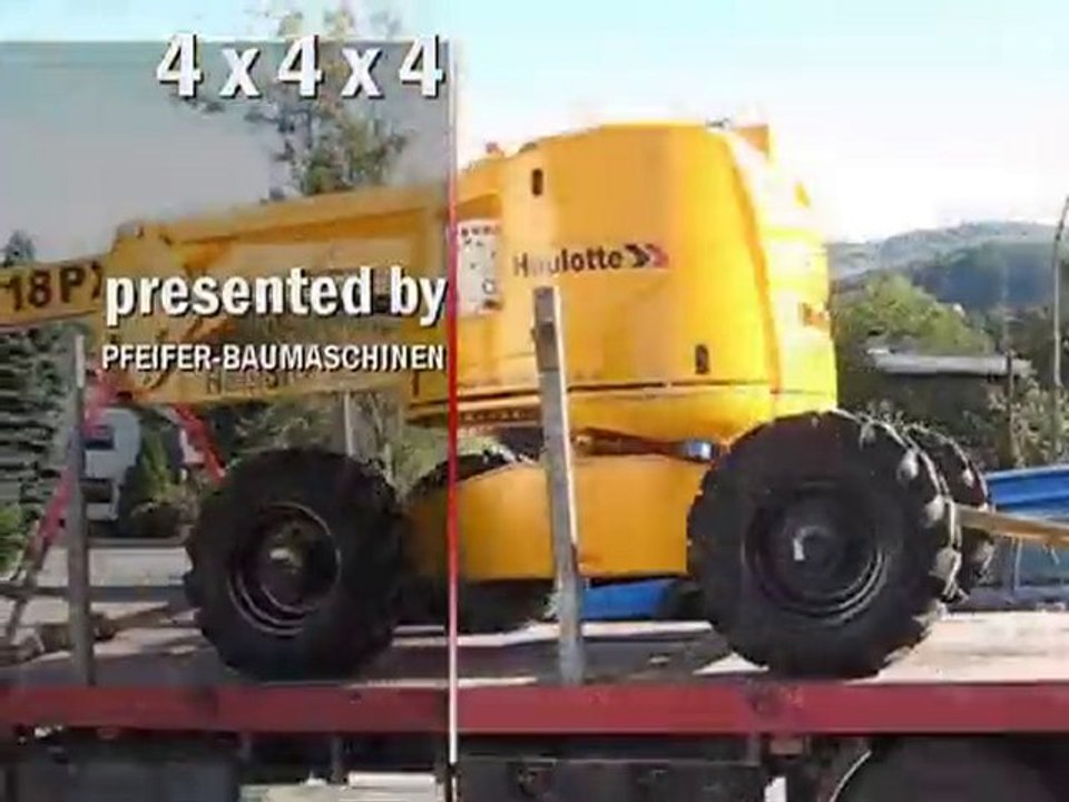 Espace - nacelle télescopique haulotte ha 18 px 4x4x4