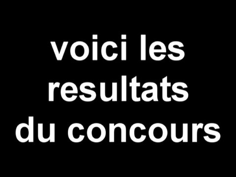 resultats concours 2
