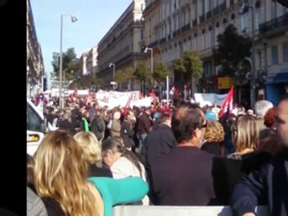 Manifestation Marseille 28 Octobre 2010
