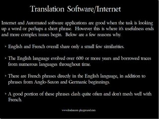 French to English Translation
