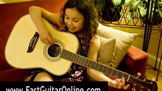 how to play a guitar for kids fast