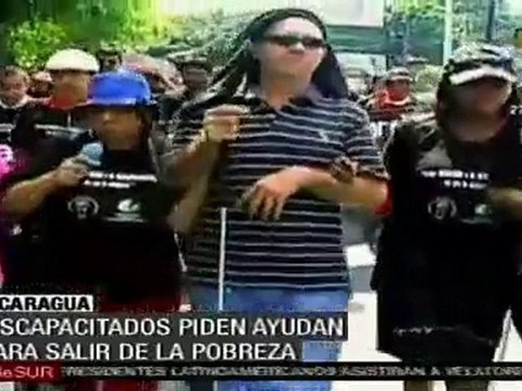 Discapacitados en Nicaragua piden ayuda para salir de la pobreza