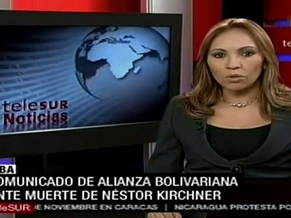 Los países del ALBA expresaron su pesar por la muerte de Néstor Kirchner