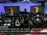 Programa especial de canal argentino dedicado a Néstor Kirchner