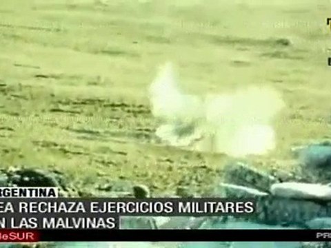 OEA rechaza ejercicios militares en Malvinas