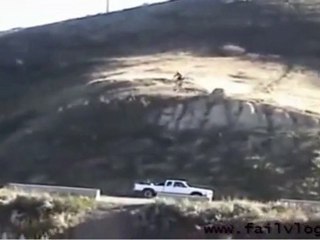 Huge Bike Jump Goes Wrong