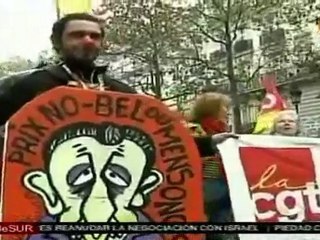 Continúan protestas en Francia por reforma a ley de pension
