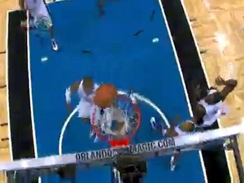 John Wall's speed as he blows by the Magic's defense for the