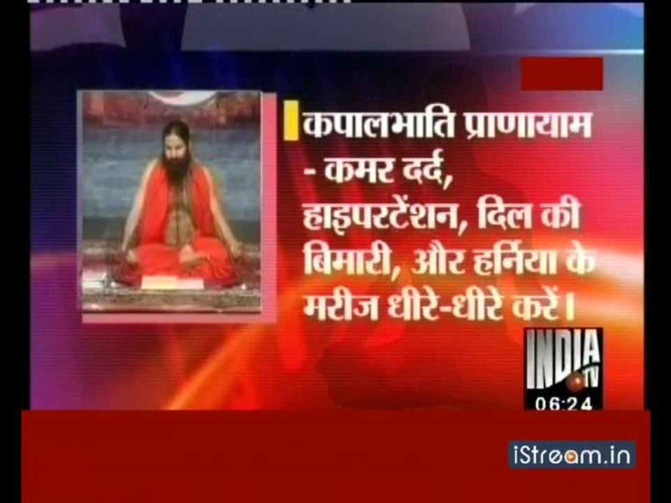 Kapalbhati pranayaam!