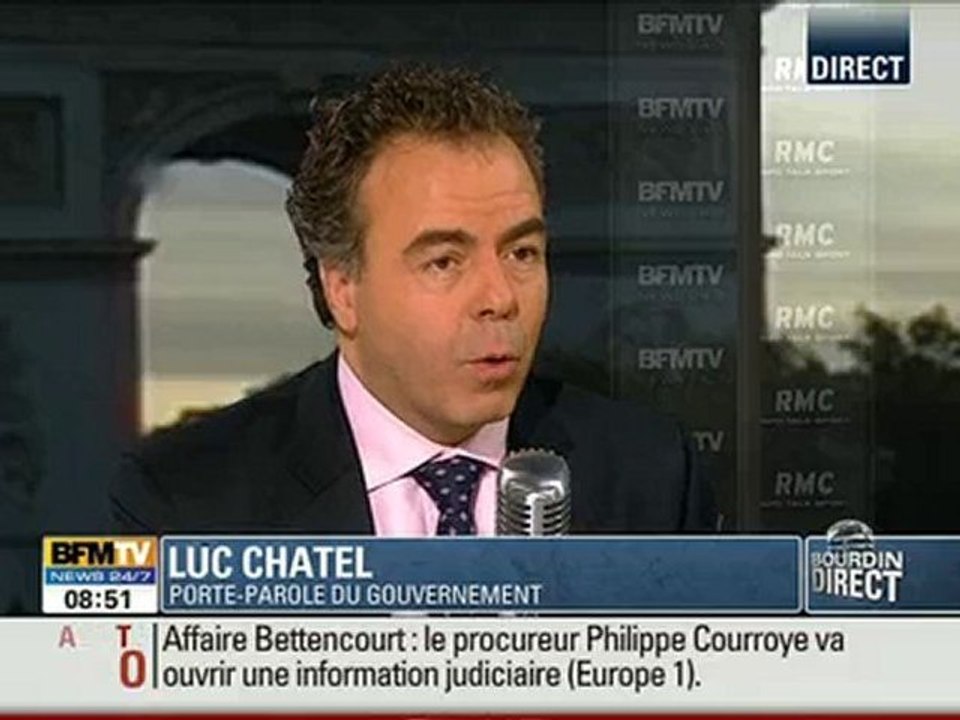 Lapsus: Chatel "emprunter pour péter les retraites"