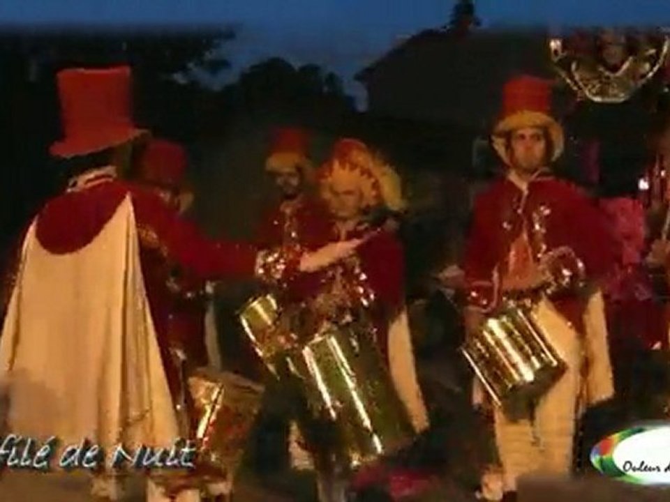 Spectacle déambulatoire nocturne Couleur des Tropiques