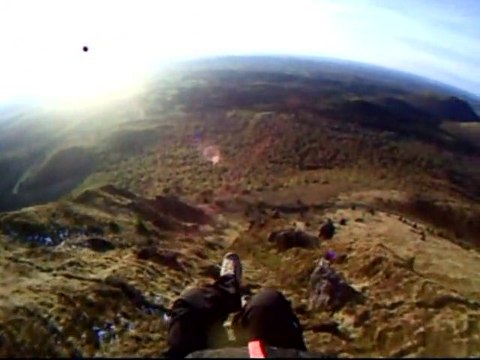 Vol en parapente depuis le Puy-de-Dôme (27/10/10)