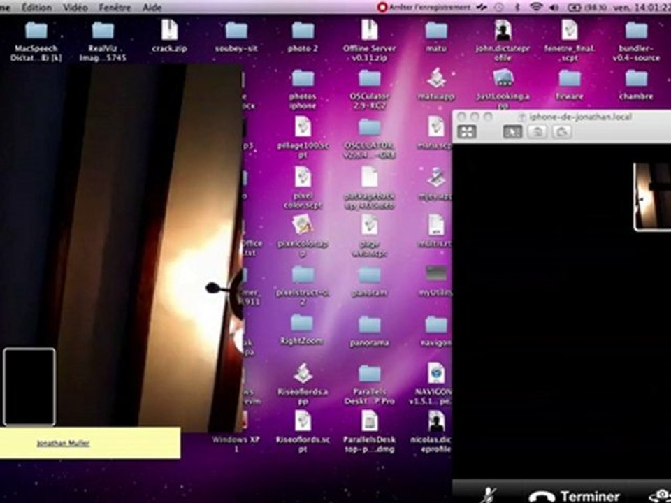 Iphone 4 + mac + facetime =guidage des personnes malvoyantes