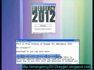 Emergency 2012 Download FOR FREE keygen, codes