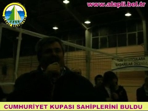 ALAPLI BELEDİYESİ VOLEYBOL TURNUVASI SONA ERDİ-2010