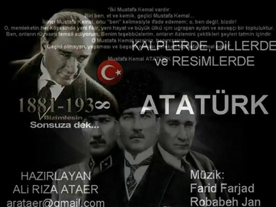 Farid Farjad - Robabeh Jan - Kalplerde Gonullerde Ataturk