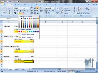 formule de base - Excel 2007