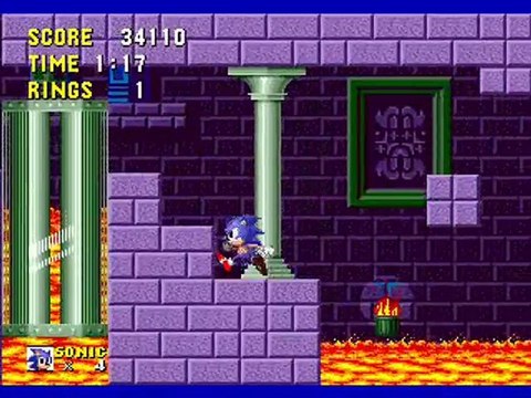 VIDEOTEST DE SONIC 1 (MEGADRIVE)