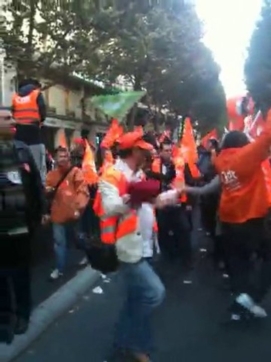 Manifestation 28 octobre 2010 à Paris République-St Augustin